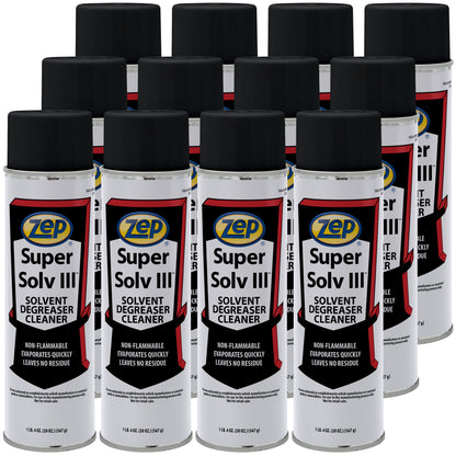 Zep Super Solv III Solvent Degreaser Cleaner - 20 Oz.