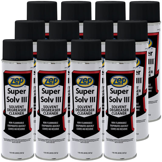 Zep Super Solv III Solvent Degreaser Cleaner - 20 Oz.