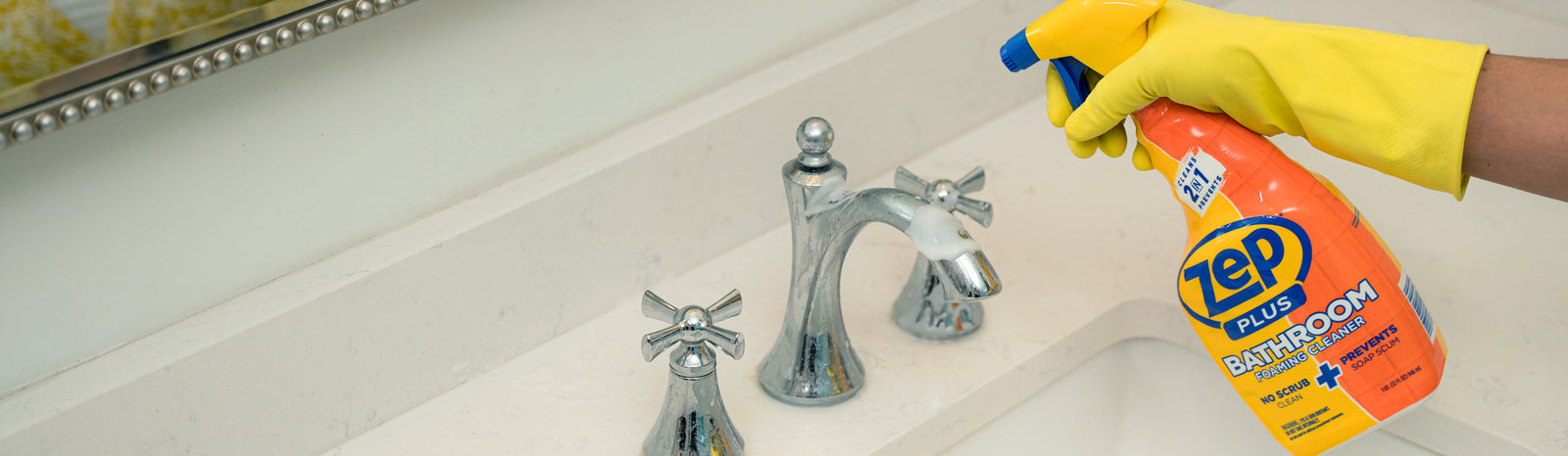Power Through Bathroom Grime - With Zep bathroom cleaners, you can break down stubborn stains and restore a clean, refreshed space.