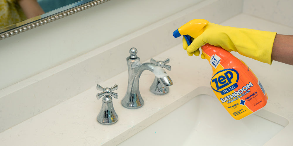 Power Through Bathroom Grime - With Zep bathroom cleaners, you can break down stubborn stains and restore a clean, refreshed space.