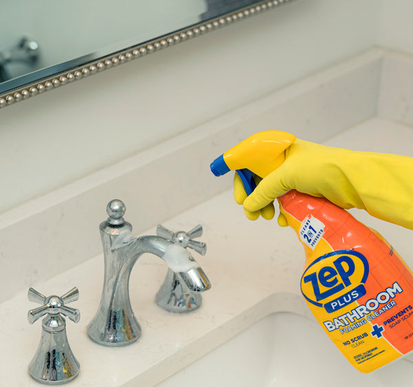 Power Through Bathroom Grime - With Zep bathroom cleaners, you can break down stubborn stains and restore a clean, refreshed space.