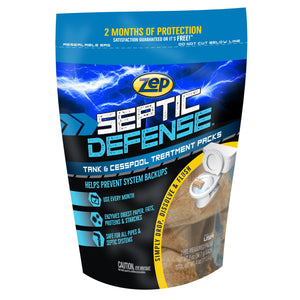 Septic Defense Tank & Cesspool Treatment Packs - 2 Month Supply