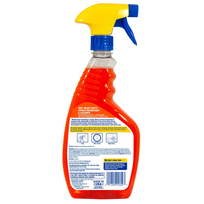 Heavy-Duty Citrus Degreaser and Cleaner - 24 Ounce - Removes Oil, Grease, Adhesive and Kitchen Soil