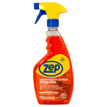 Heavy-Duty Citrus Degreaser and Cleaner - 24 Ounce - Removes Oil, Grease, Adhesive and Kitchen Soil