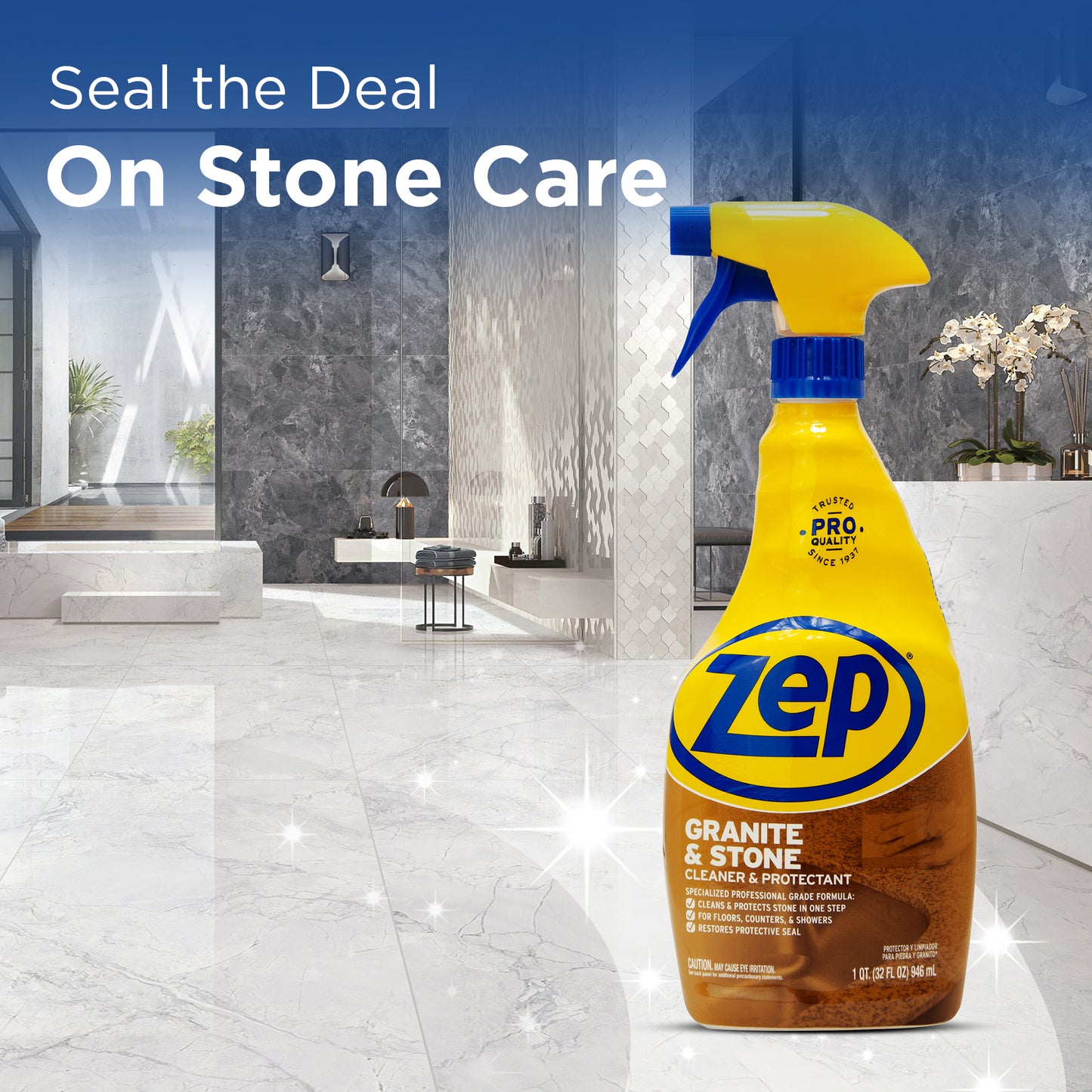 Granite and Stone Cleaner and Protectant - 32 oz.