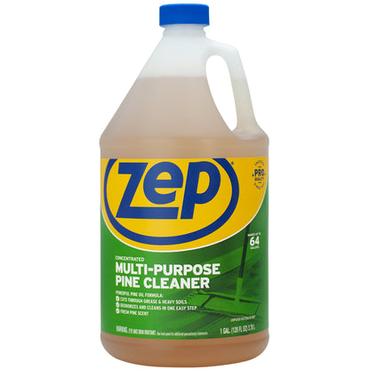Zep Concentrated Multi-Purpose Pine Cleaner – Deodorize and Clean in One Step – 1 Gallon