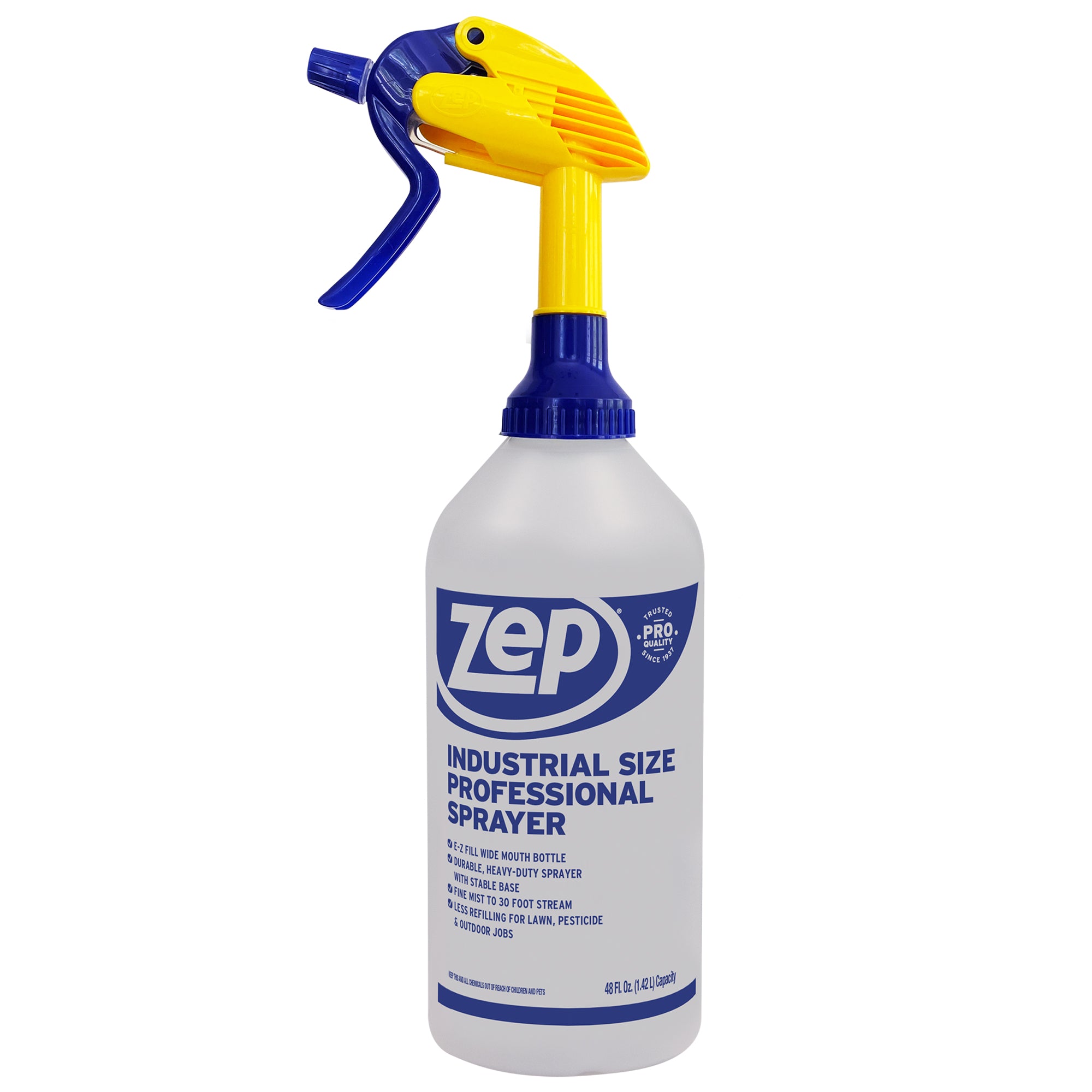 Zep Industrial Size Professional Sprayer – Large Capacity – 48 oz