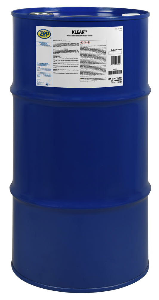 Klear Windshield Washer Concentrate - 20 Gallons