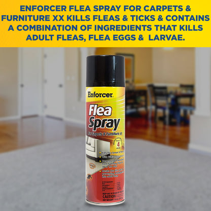Enforcer Flea Spray for Carpets and Furniture - 14 oz.