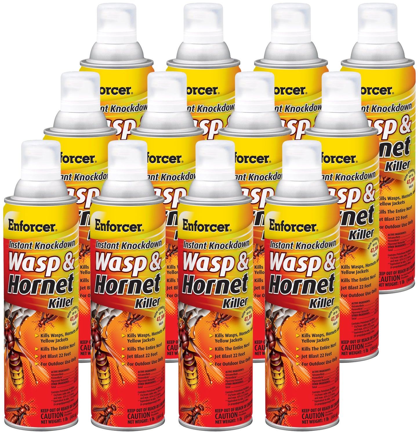 Enforcer Instant Knockdown Wasp and Hornet Killer Spray - 16 oz.