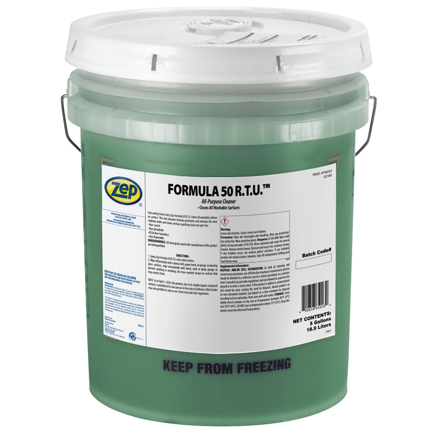 Formula 50 RTU All-Purpose Cleaner - 5 Gallon