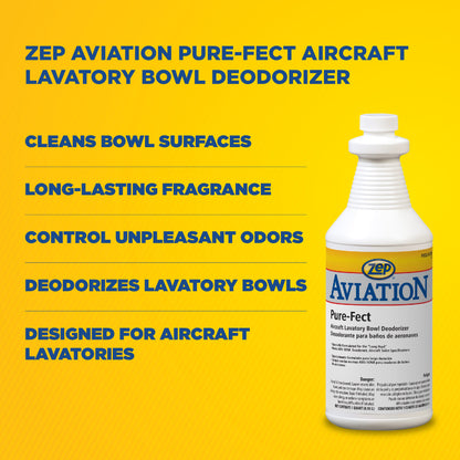 Aviation Pure-Fect Aircraft Lavatory Bowl Deodorizer - 1 Quart
