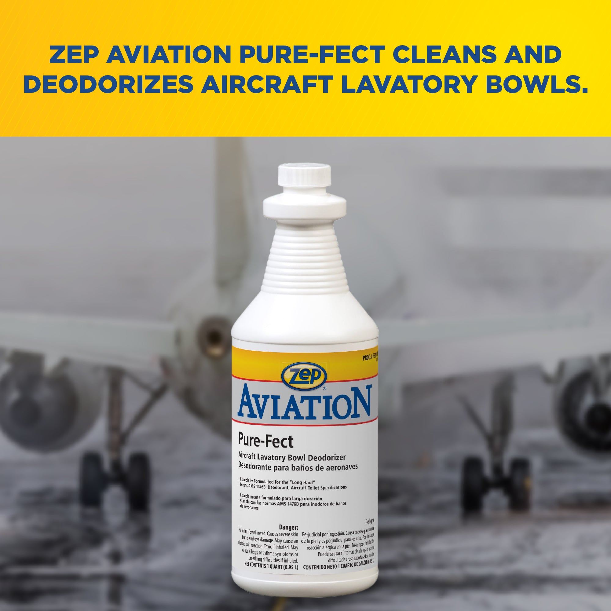 Aviation Pure-Fect Aircraft Lavatory Bowl Deodorizer - 1 Quart
