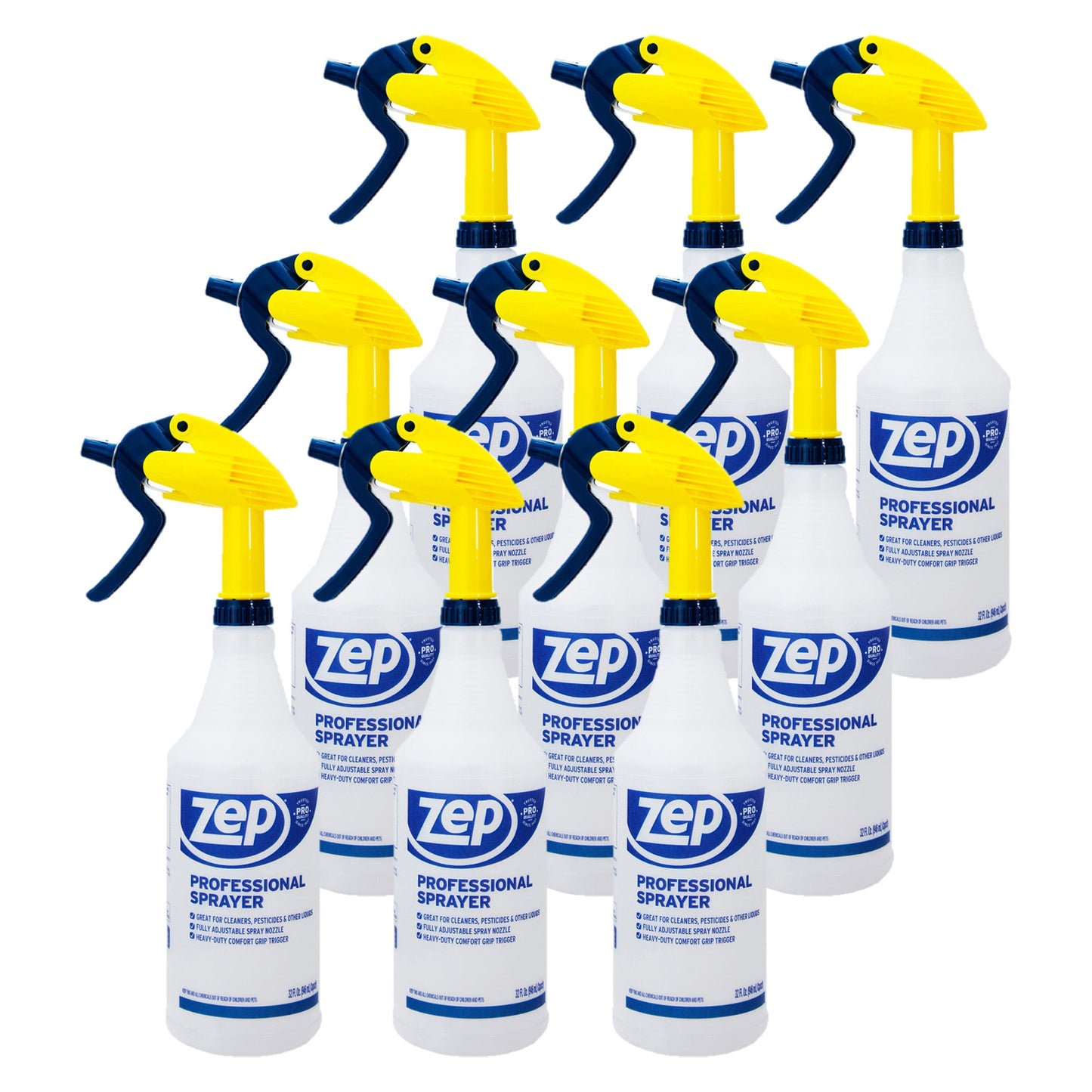 Zep Professional Sprayer – From a Fine Mist up to a 30-Foot Stream - 32 oz