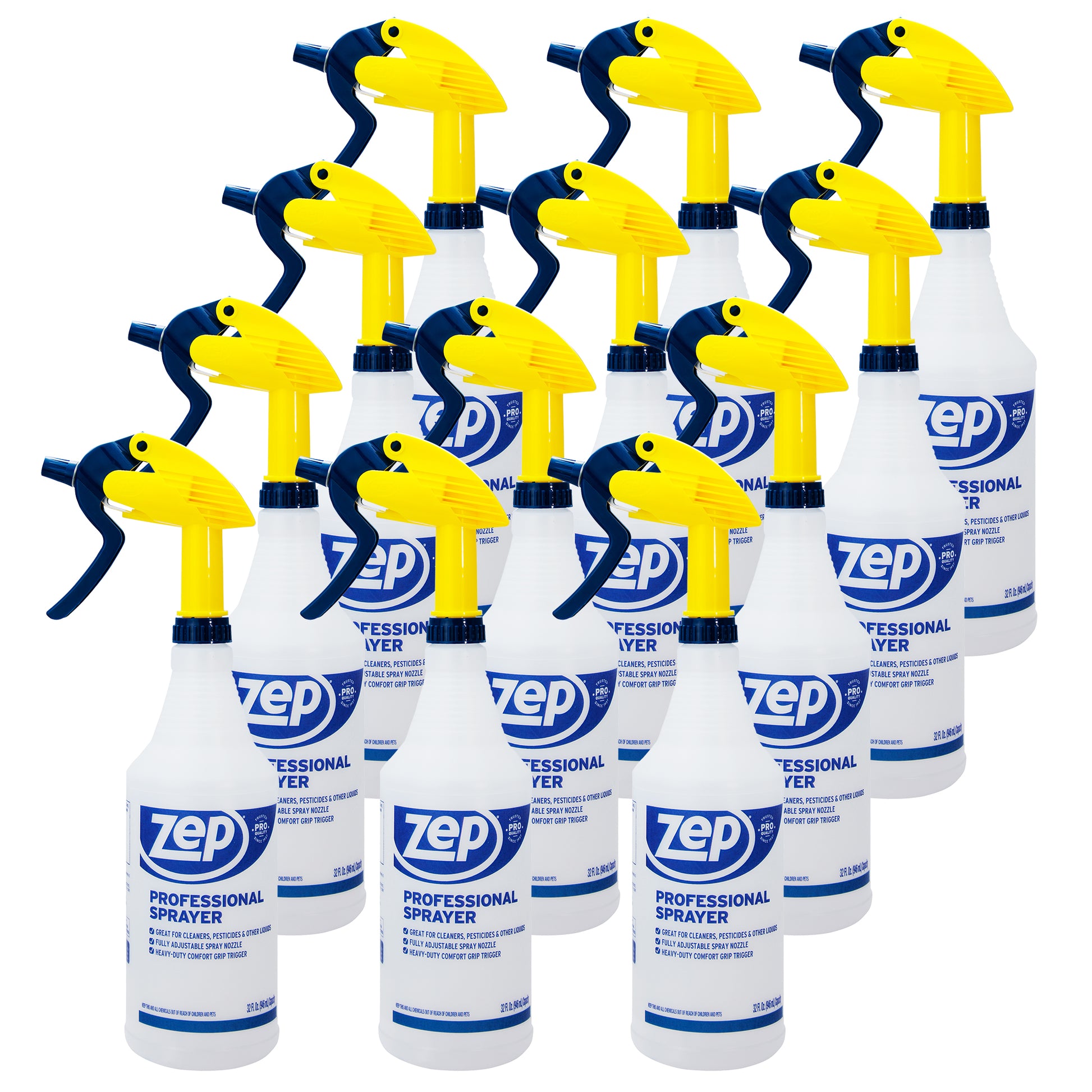 Zep Professional Sprayer 32 oz Hdpro1 Adjustable Nozzle Fine Mist Spray