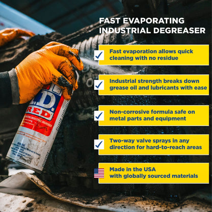 Zep I.D. Red Fast Evaporating Industrial Degreaser - 13 oz