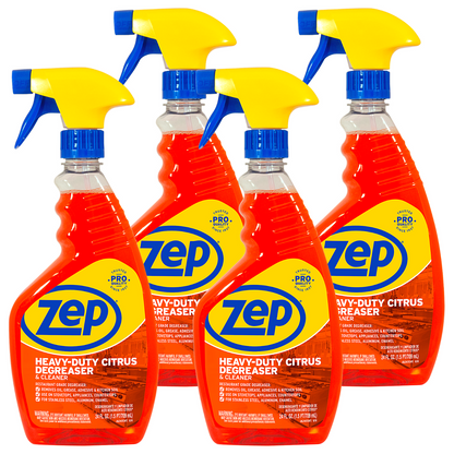 Zep Heavy-Duty Citrus Degreaser and Cleaner Spray - 24 oz