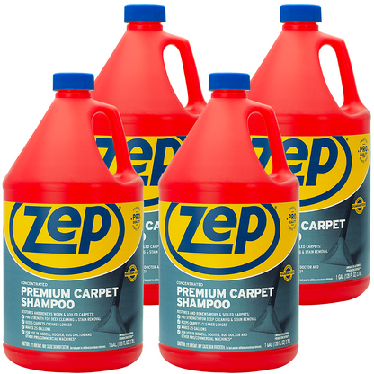 Zep Premium Carpet Shampoo Concentrate – Renews Soiled Carpets – 1 Gallon