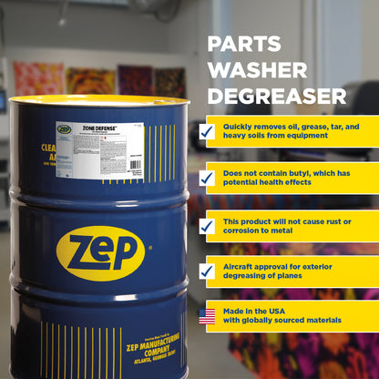 Dyna Zone Defense Parts Washer Degreaser - 50 Gal