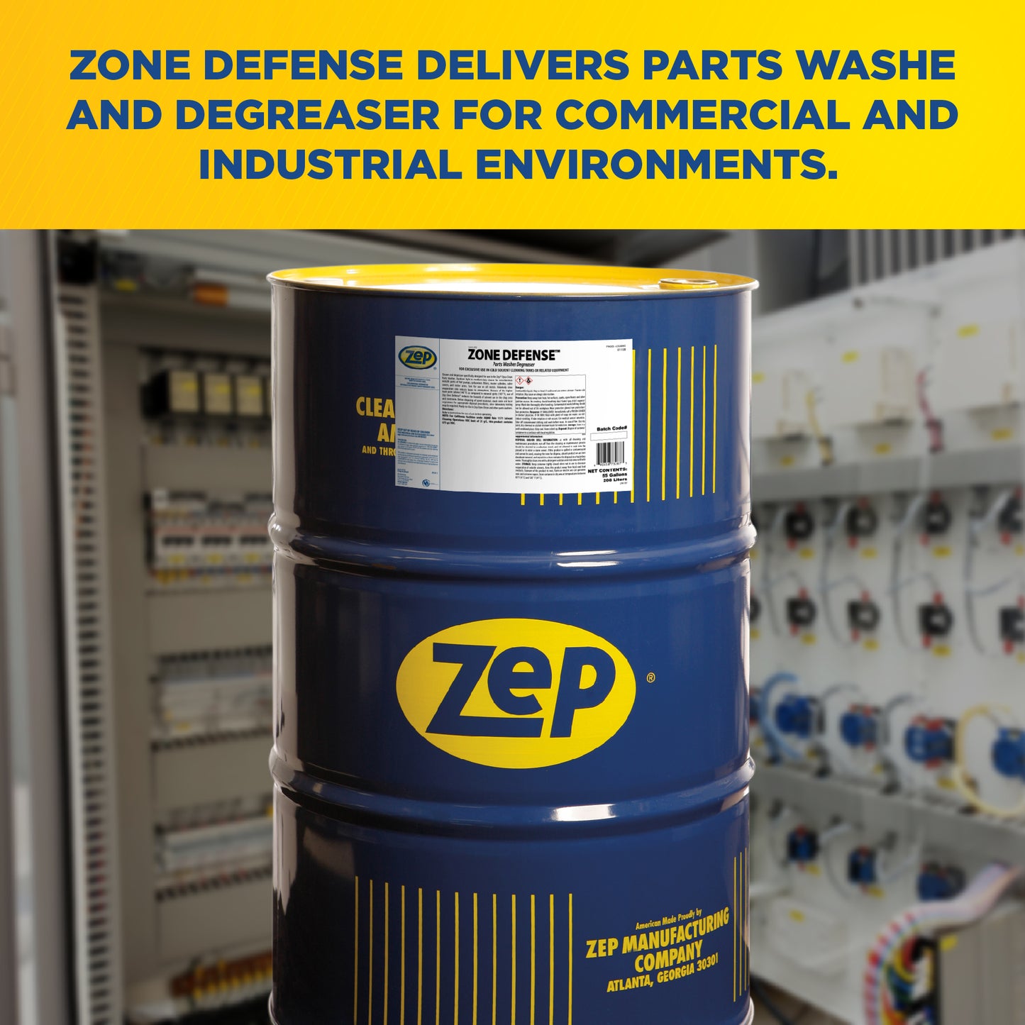 Dyna Zone Defense Parts Washer Degreaser - 50 Gal