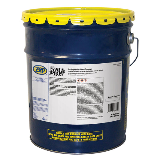 Kwik Solv Fast Evaporating Solvent Degreaser - 5 Gal