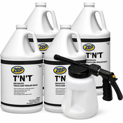 Zep Pro Foam Car Wash Kit — Truck, Trailer & RV Wash + Hydro Foamer Sprayer