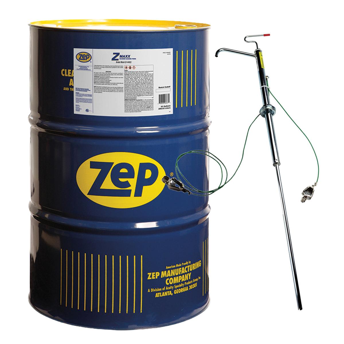 Zep Z-Maxx Brake Wash + Safety Pail Pump Bundle