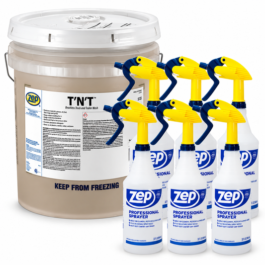 Zep T’N’T Brushless Truck & Trailer Wash + Professional Sprayer Bundle