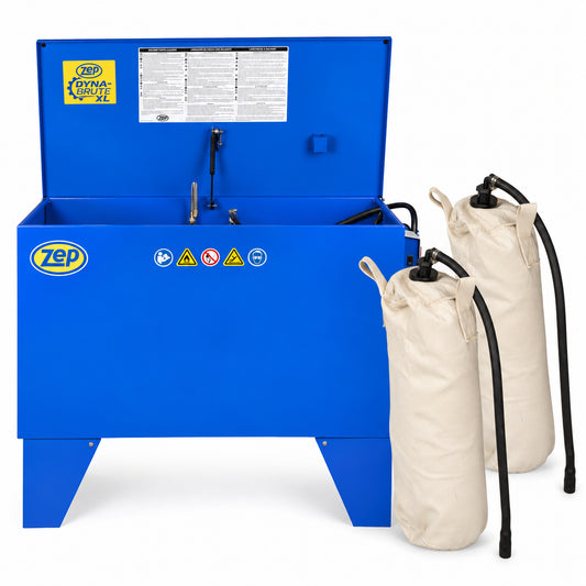 Zep Dyna-Brute XL Heavy-Duty Parts Washer + Dyna-Trap Filter Bag Bundle
