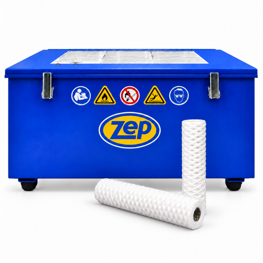 Zep Dyna-Mate III 7-Gallon Parts Washer + Replacement 5199 Filter Bundle