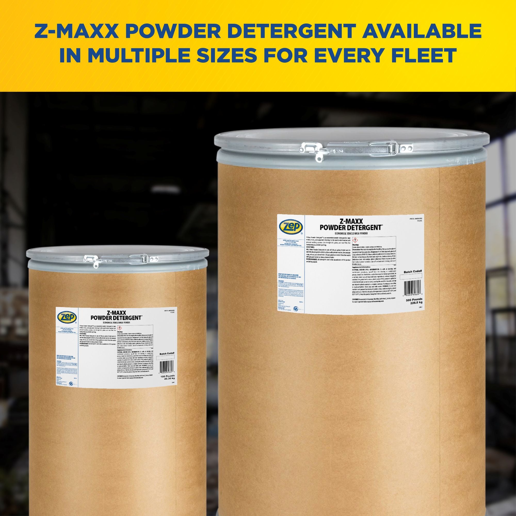 Z-MAXX Powder Detergent - 100 Lbs – Zep Inc.