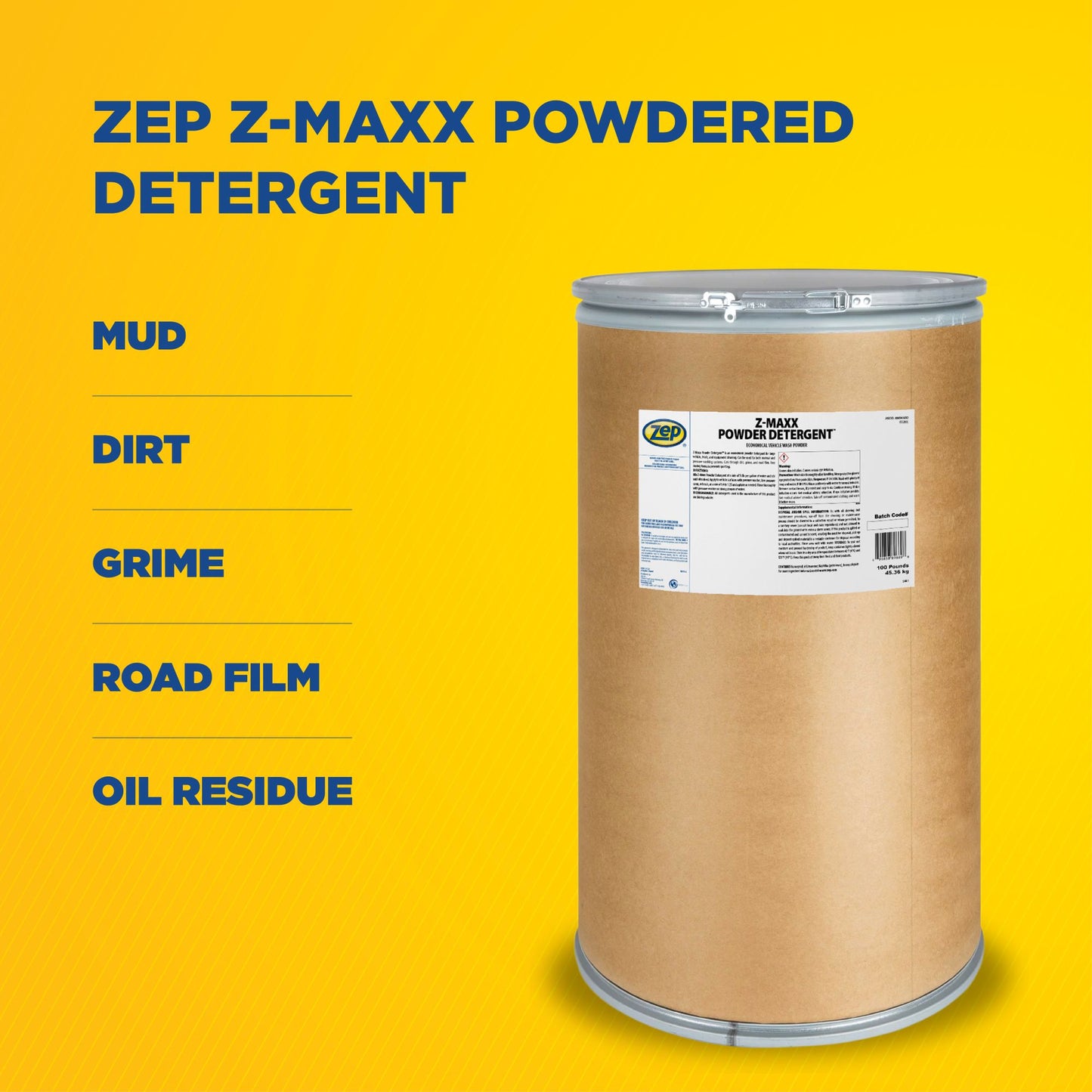 Z-MAXX Powder Detergent - 100 Lbs