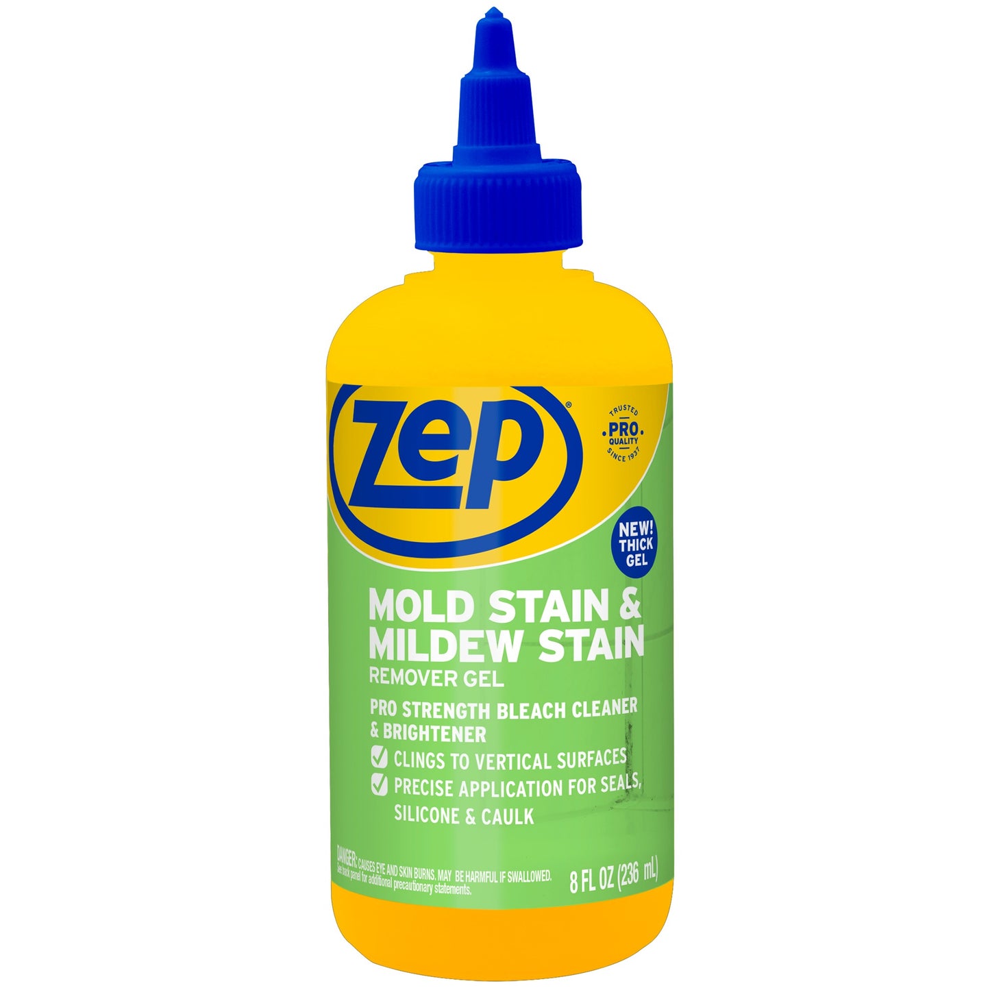 Zep Mold Stain & Mildew Stain Remover Gel - 8oz