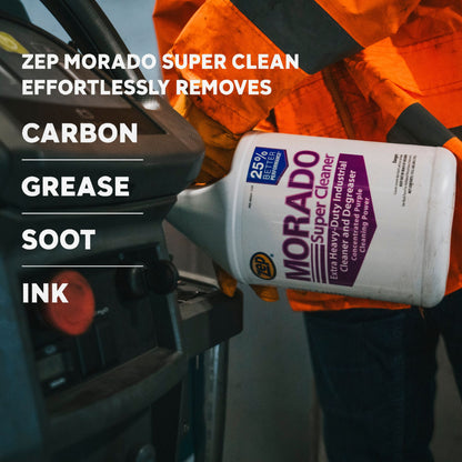 Zep Morado Extra Heavy-Duty Industrial Cleaner and Degreaser – Quickly Removes Grease – 275 Gallon