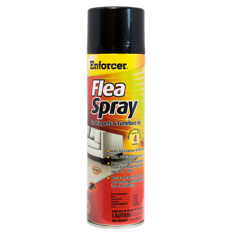 Enforcer Flea Spray for Carpets and Furniture 14 oz. Zep Inc