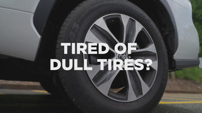 Zep Tireless Shine Tire Dressing – Long-Lasting Tire Shine – 14 oz.