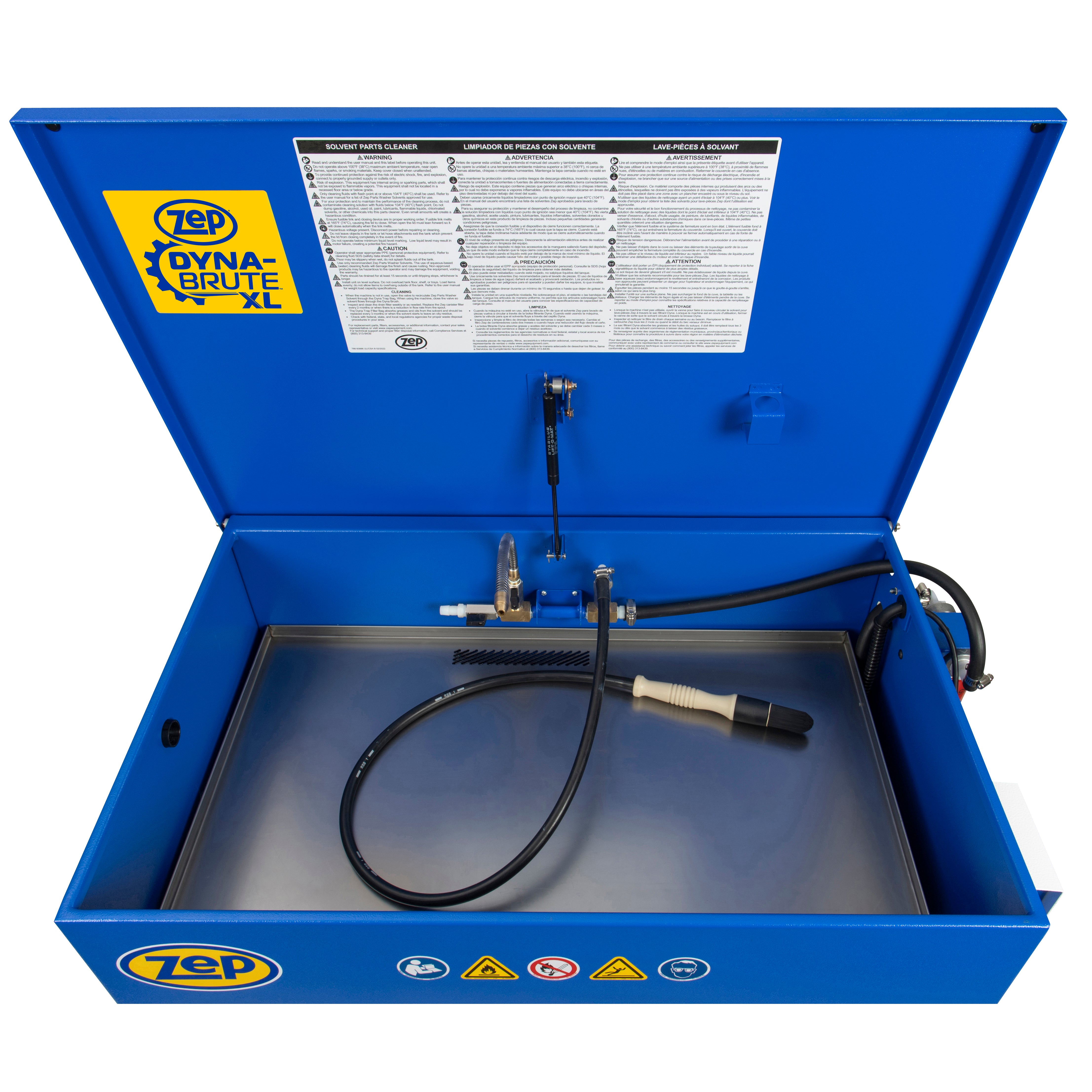 Fabricado para NGAP’s Corporation Zep Dyna-Brute XL Heavy-Duty Industrial Parts Washer - 32 Gallon