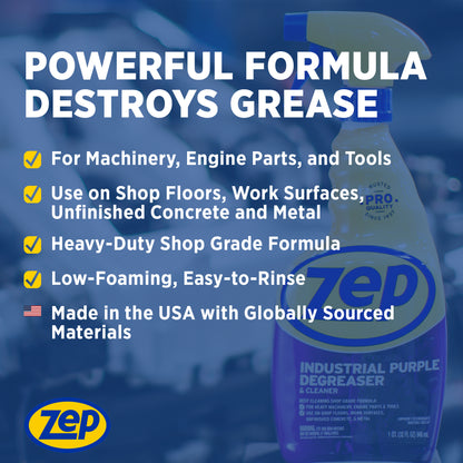 Industrial Purple Cleaner Degreaser RTU Spray - 32 oz.