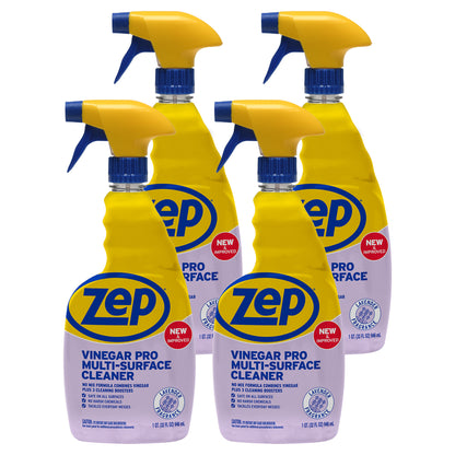 Zep Vinegar Pro Multi-Surface Cleaner – 7x More Effective than Vinegar Alone – 32 oz