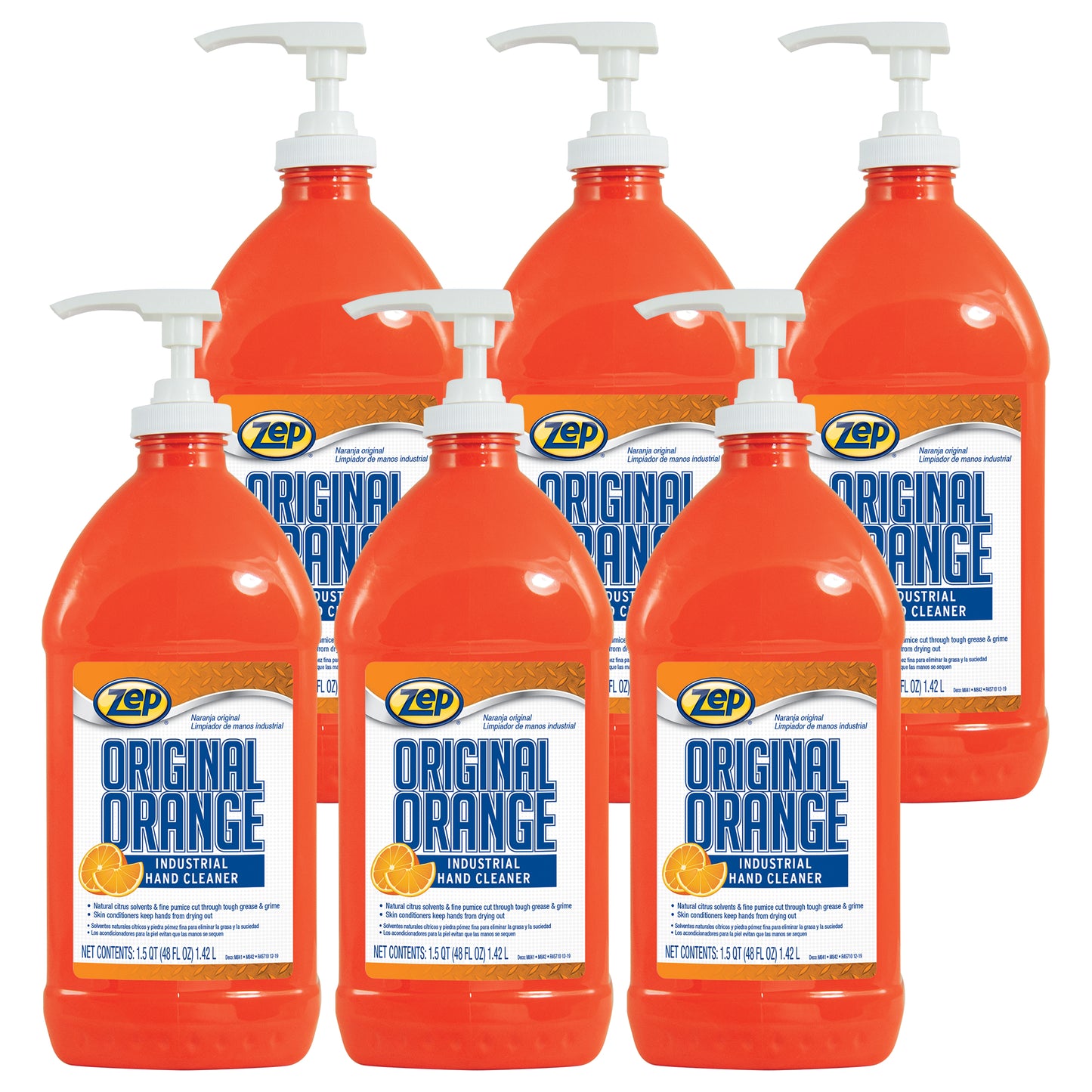 Zep Original Orange Industrial Hand Cleaner – Cuts Through Tough Grease & Grime – 48 oz