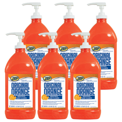 Zep Original Orange Industrial Hand Cleaner – Cuts Through Tough Grease & Grime – 48 oz