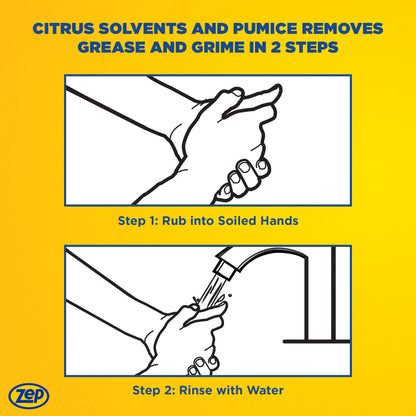 Zep Original Orange Industrial Hand Cleaner – Cuts Through Tough Grease & Grime – 48 oz