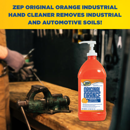 Zep Original Orange Industrial Hand Cleaner – Cuts Through Tough Grease & Grime – 48 oz