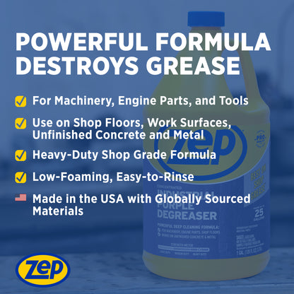 Zep Industrial Purple Cleaner and Degreaser – Engine Degreaser – 1 Gallon