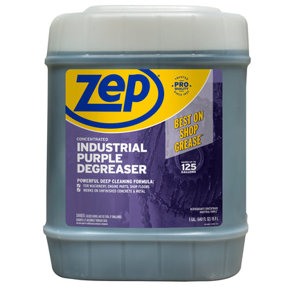 Zep Industrial Purple Cleaner and Degreaser – Engine Degreaser – 5 Gallon