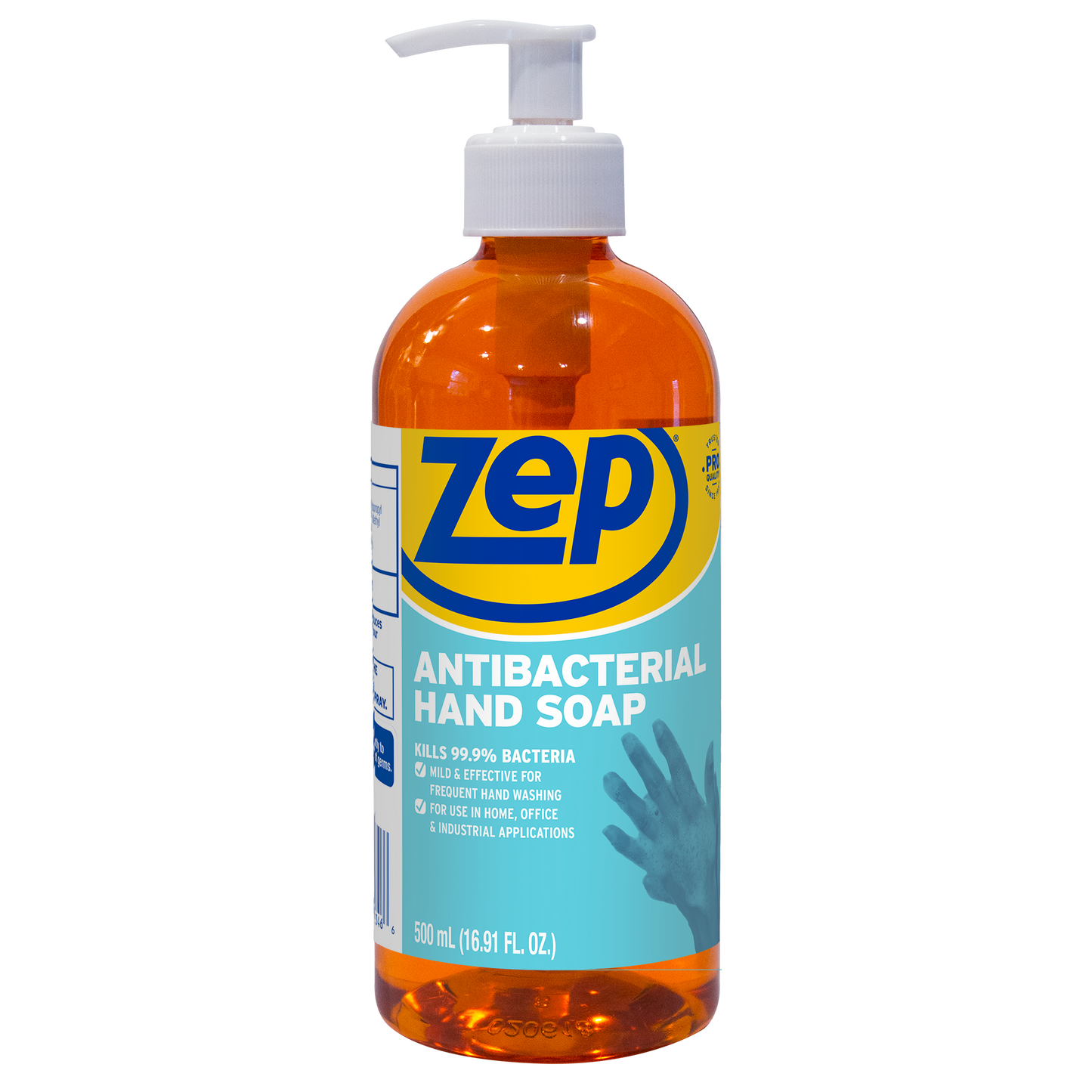 Zep Antibacterial Hand Soap – Kills 99.9% of Bacteria – 16.9 oz., antibacterial soap, antibacterial liquid hand soap, hand soap antibacterial