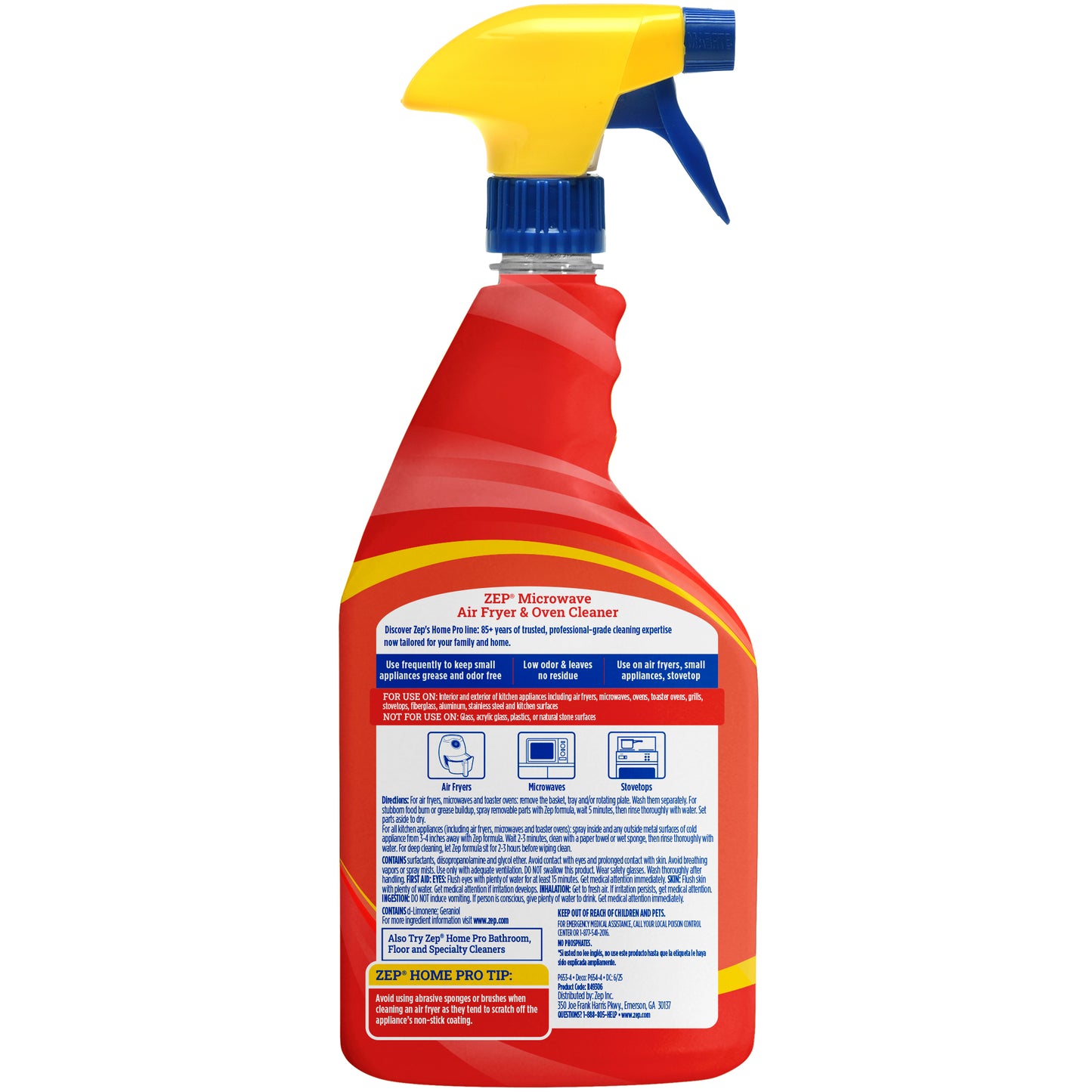 Zep Home Pro Fume-Free Oven, Air Fryer, and Microwave Cleaner - 24 Fl. Oz.