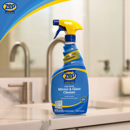 Zep Home Pro One Pass Mirror & Glass Cleaner - Streak Free Shine - 32 oz.