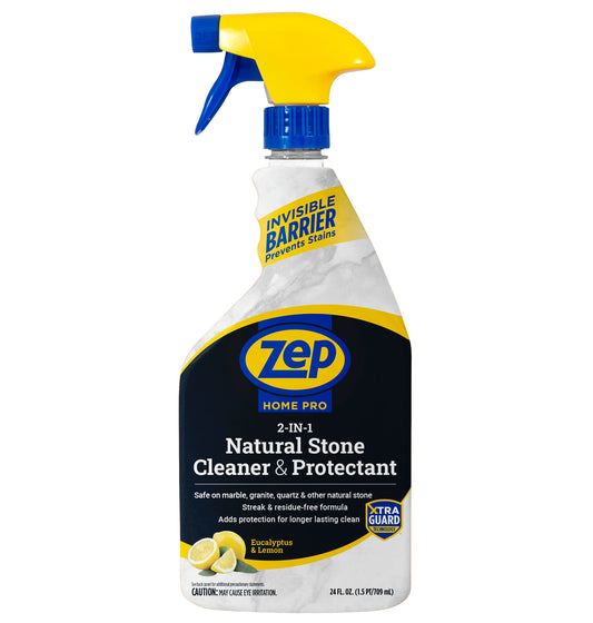 Zep Home Pro Natural Stone Cleaner & Protectant - Streak & Residue Free - 24 oz.