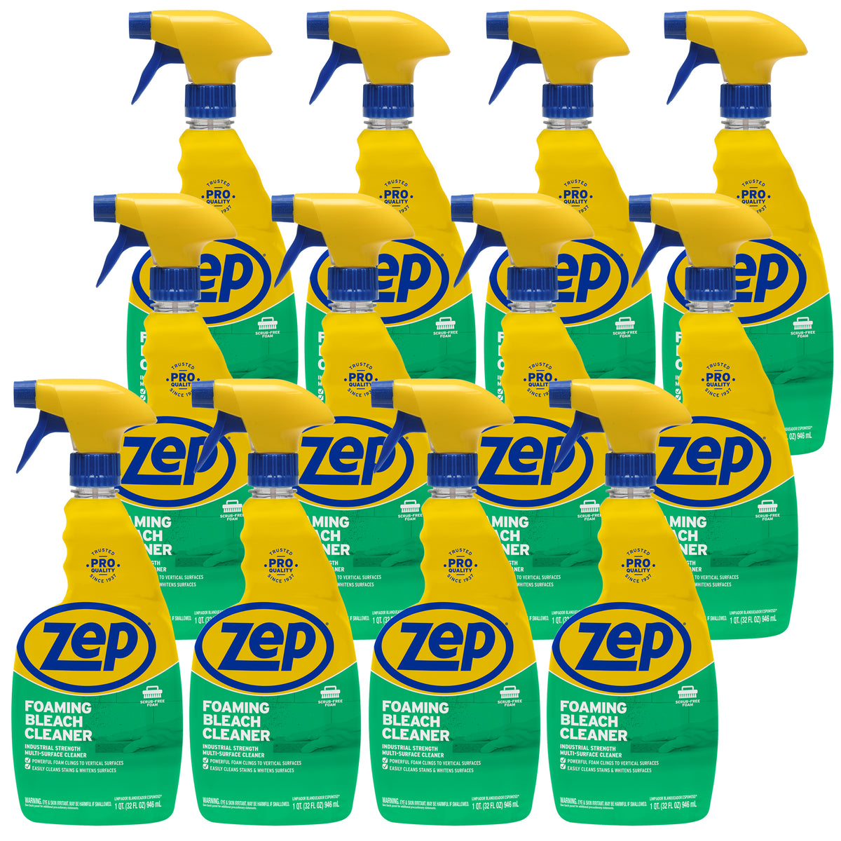 Zep Foaming Bleach Cleaner 32 Ounce